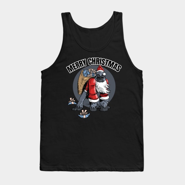 The Christmas gorilla Tank Top by TomiAx